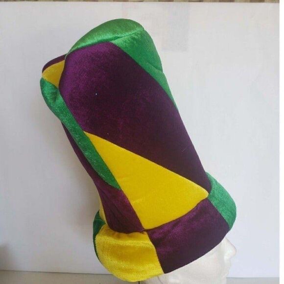 Mardi Gras Hat StovePipe Party Costume - Picture 1 of 7